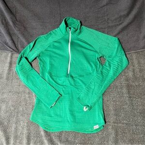 Women’s Small Patagonia Capilene 4 Expedition Weight Half Zip Jacket Green